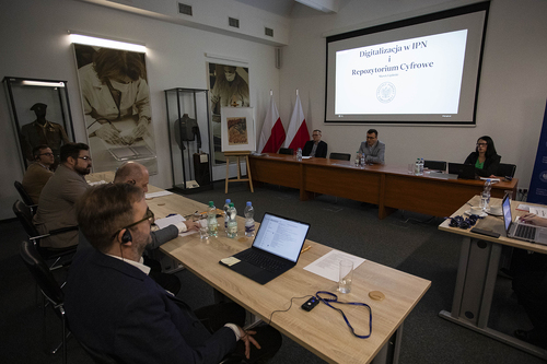 Visit by Representatives from the Nation’s Memory Institute of Slovakia to AIPN, Photo: Angelika Kobylarz-Rycak